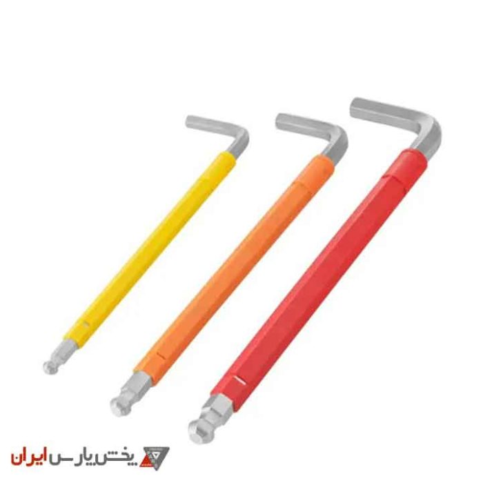 آلن شش گوش 9 عددی بلند الوان رونیکس مدل RH-2042 - Image 1