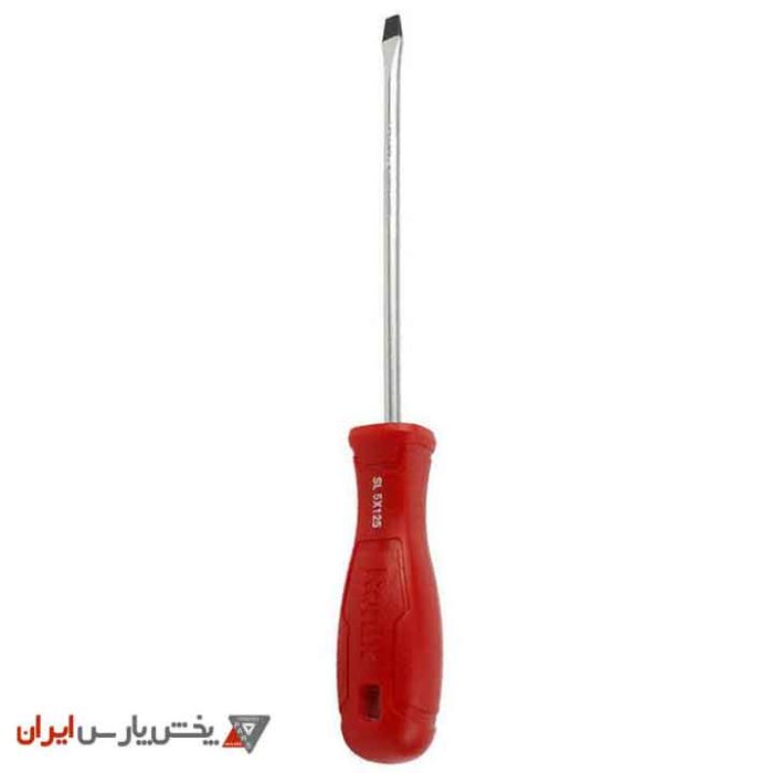پیچ گوشتی تکی دسته پلاستیکی دوسو 125×5 new رونیکس مدل RH-2771 - Image 1