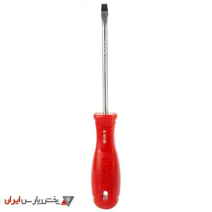 پیچ گوشتی تکی دسته پلاستیکی دوسو 100×6 new رونیکس مدل RH-2773 - Image 1