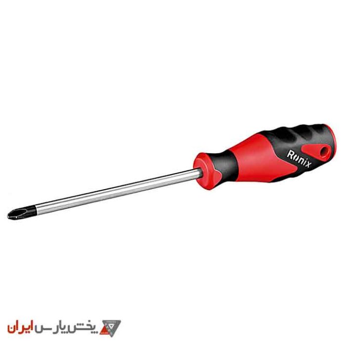 پیچ گوشتی تکی 75×3 چهارسو- دسته TPR رونیکس مدل RH-2835 - Image 1