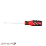 پیچ گوشتی تکی 100×3 چهارسو- دسته TPR رونیکس مدل RH-2836