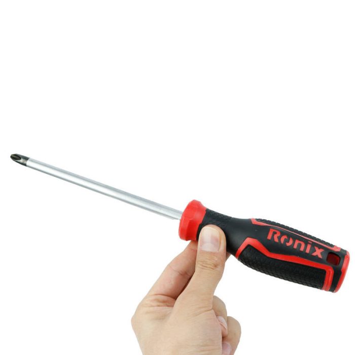 پیچ گوشتی ساده 150×8 چهارسو NEW رونیکس مدل RH-2890 - Image 1