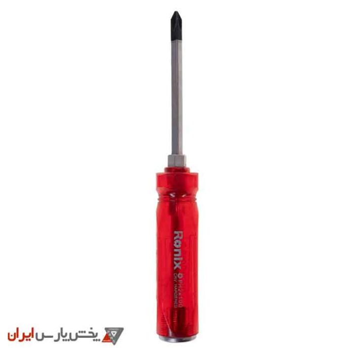 پیچ گوشتی تکی ضربه خور 100×6 چهارسو رونیکس مدل RH-2963 - Image 1