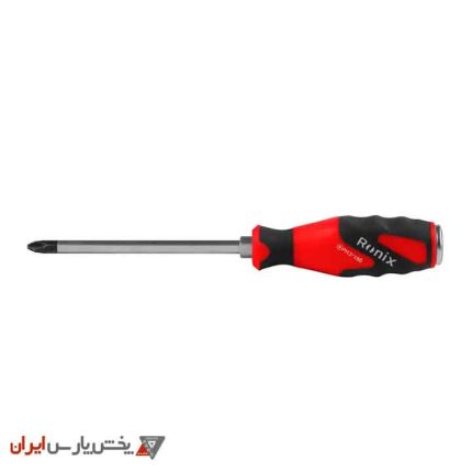 پیچ گوشتی تکی ضربه خور 150×8 چهارسو - دسته TPR رونیکس مدل RH-2990