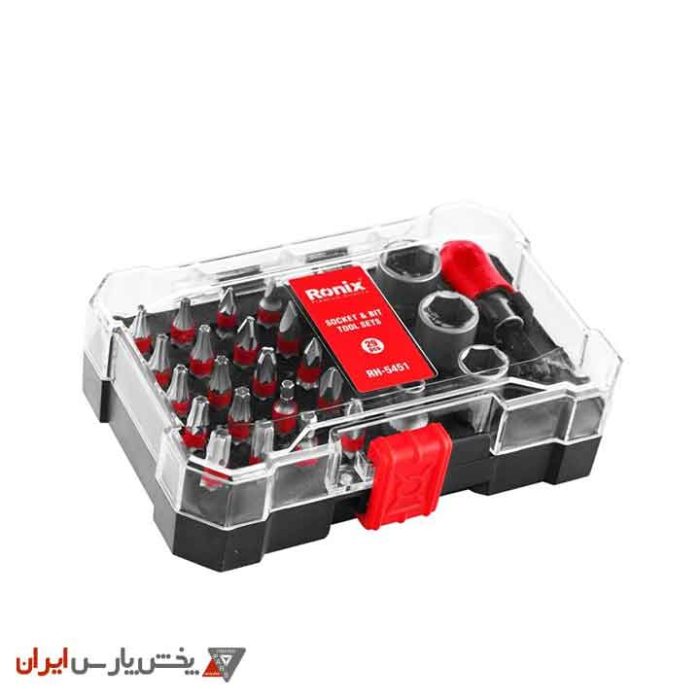 ست سری پیچ گوشتی و سری بکس 29 عددی - NEW رونیکس مدل RH-5451 - Image 1