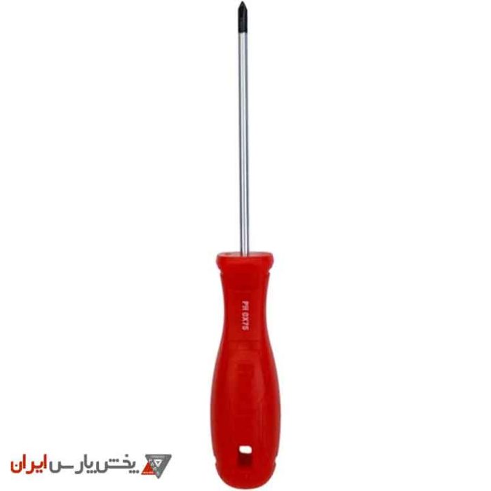 پیچ گوشتی تکی دسته پلاستیکی چهارسو 75×3 new رونیکس مدل RH-2834 - Image 1