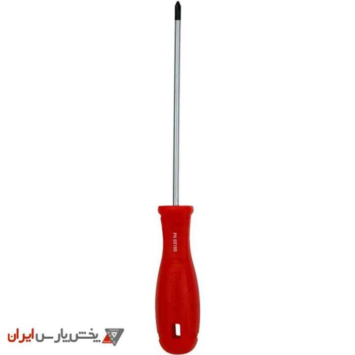 پیچ گوشتی تکی دسته پلاستیکی چهارسو 100×3 new رونیکس مدل RH-2837 - Image 1