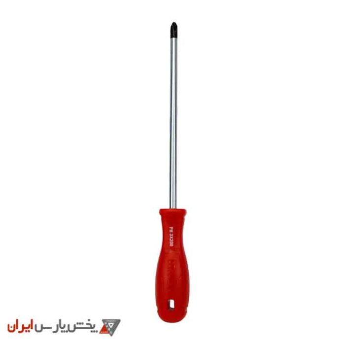 پیچ گوشتی تکی دسته پلاستیکی چهارسو 100×6 new رونیکس مدل RH-2873 - Image 1