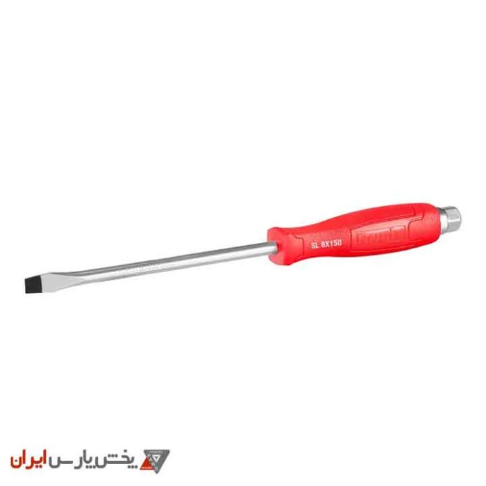 پیچ گوشتی تکی دسته پلاستیکی ضربه خور 150×8 دوسو new رونیکس مدل RH-2943 - Image 1